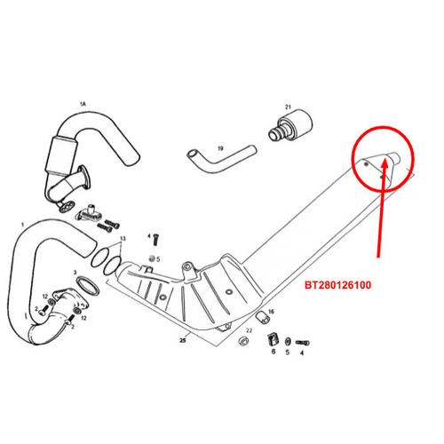 EXHAUST MUFFLER END CAP Pro