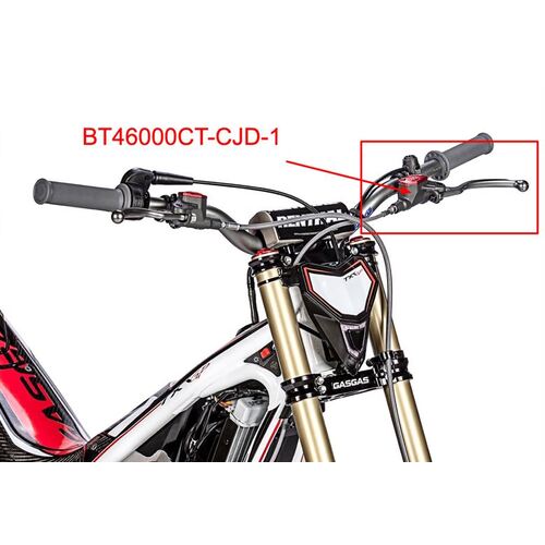 Clutch Master Cylinder Braktec - Red lid - V2