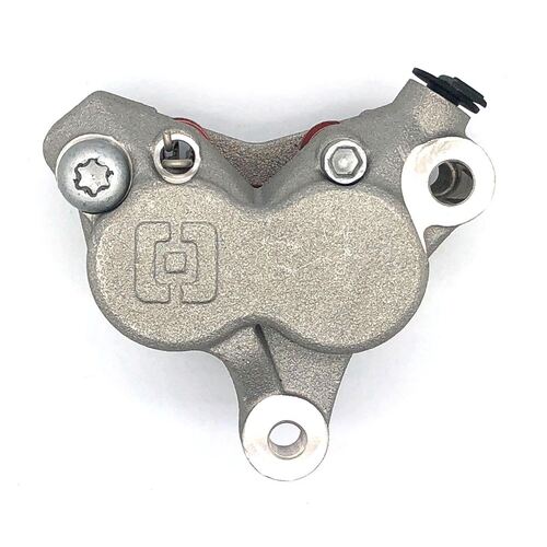 BRAKE FRONT CALIPER AJP/Braktec EVO2,  BP168 pads. 8mm Banjo