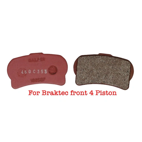 BRAKE PADS Front Braktec EVO 3 MonoBlock -  Galfer (BP325 shape)
