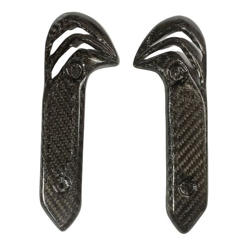 GASGAS 09-10 RADIATOR PROTECTORS CARBON FIBRE