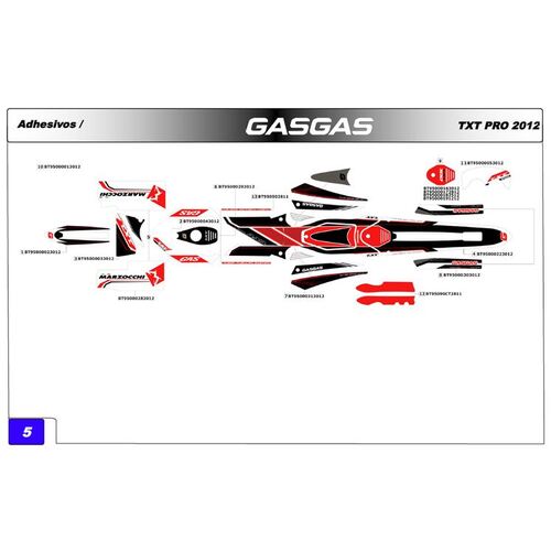 Sticker Kit complete 2012 Pro