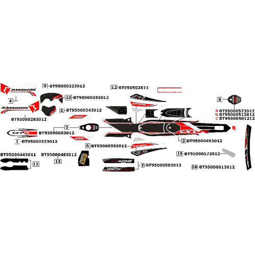 Sticker Kit Complete RACING 2012