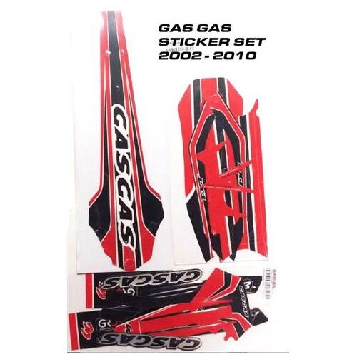 Sticker Kit Red 2002-2010 Pro