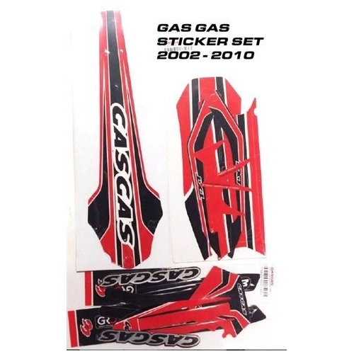 Sticker Kit Red 2002-2010 Pro