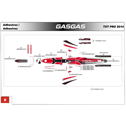 Sticker Kit complete 2014 Pro