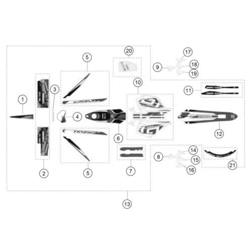 Sticker Kit complete 2021 GP