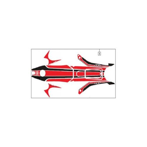 Central Red Stickers Kit TXT Pro 2002-2010