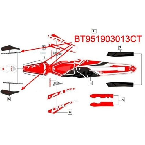 Sticker Kit Fuel Tank Pro 2013