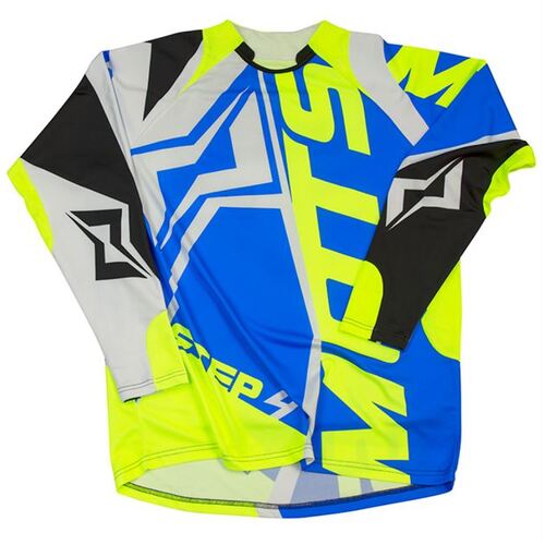 MOTS Step4 Jersey - Blue/Fluoro Yellow