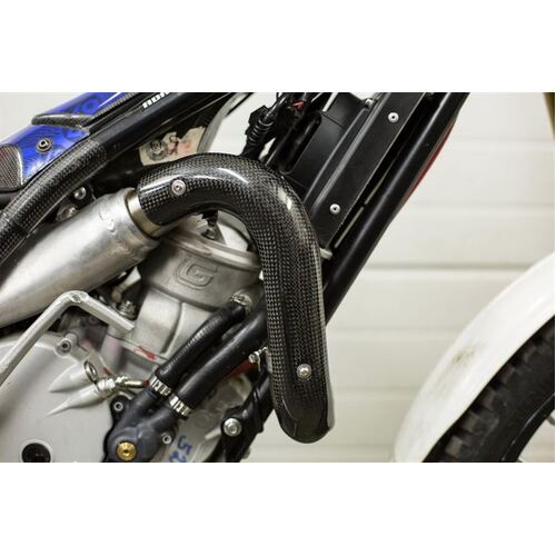 2M Carbon Exhaust Header Guard Gas Gas