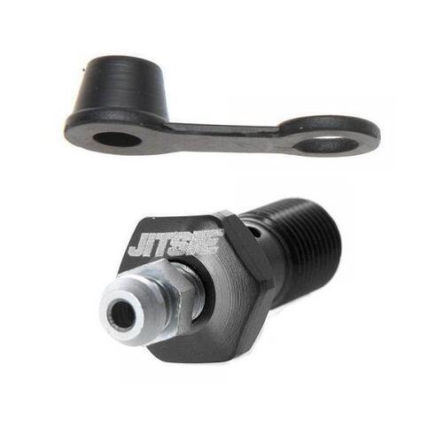 Banjo Bolt with valve - BLACK - 10mm