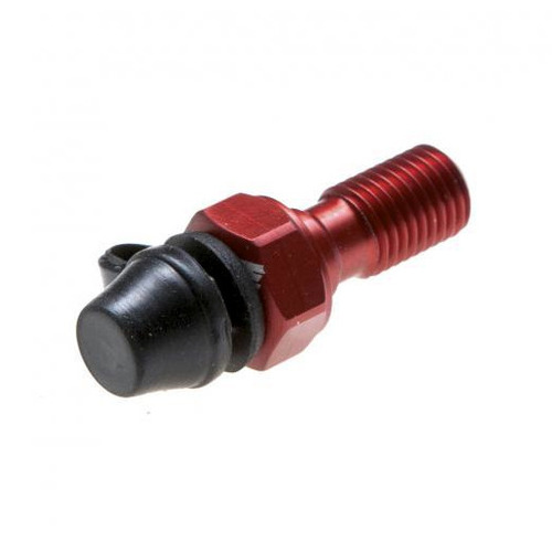 Banjo Bolt with Bleeder Valve - RED - 8mm