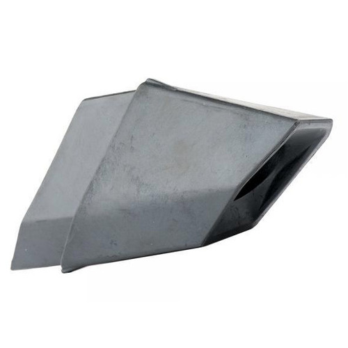 Exhaust final muffler end cap - Black