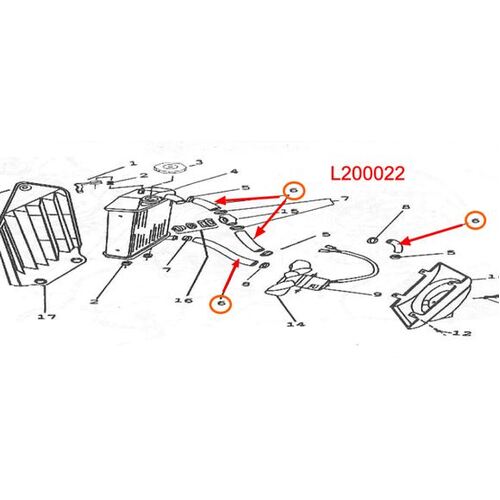 GASGAS Radiator Hose Kit  1995+