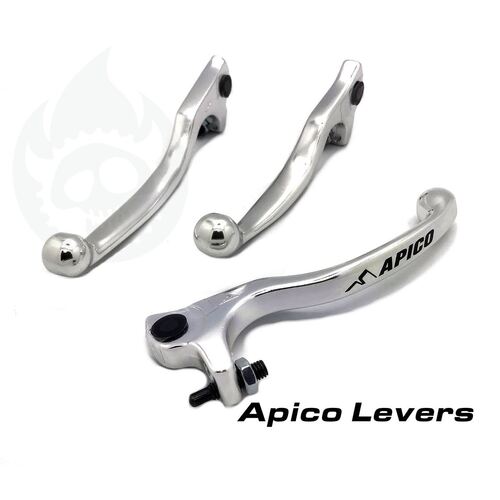 Apico Levers - Clutch and Brake - Silver