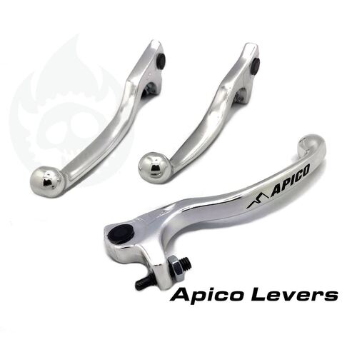 Apico Levers - Clutch and Brake - Silver