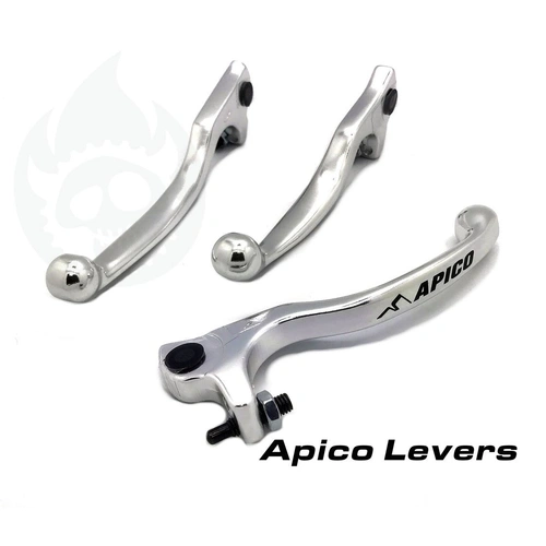 Apico Levers - Clutch and Brake - Silver