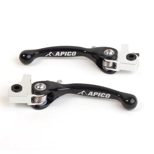 Apico Flexi Levers (Pair) Trials BLACK