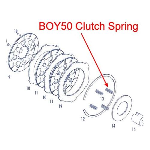 BOY 50 CLUTCH SPRING