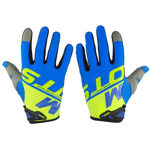 MOTS Rider4 Gloves - Blue/Yellow