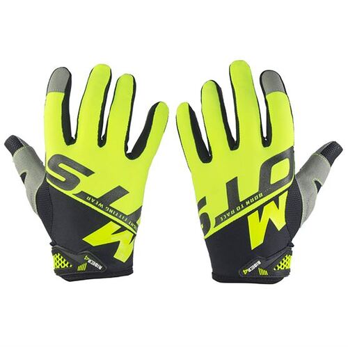 MOTS Rider4 Gloves - Fluro Yellow