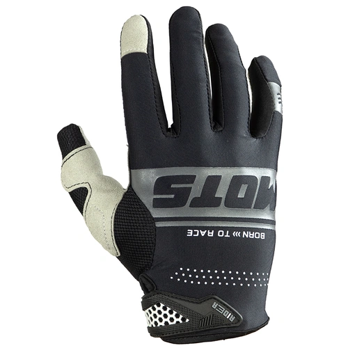 MOTS Gloves RIDER - BLACK LARGE