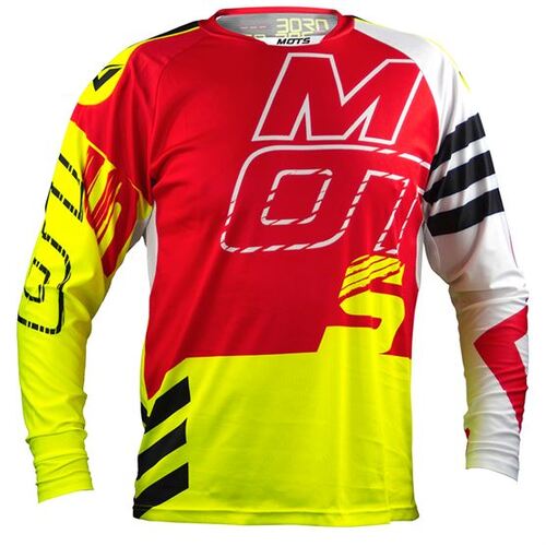 MOTS Step5 Jersey Fluro Yellow/Red