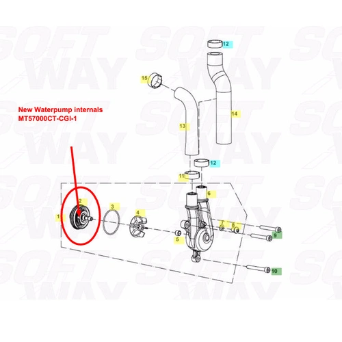 Water Pump interior 2015