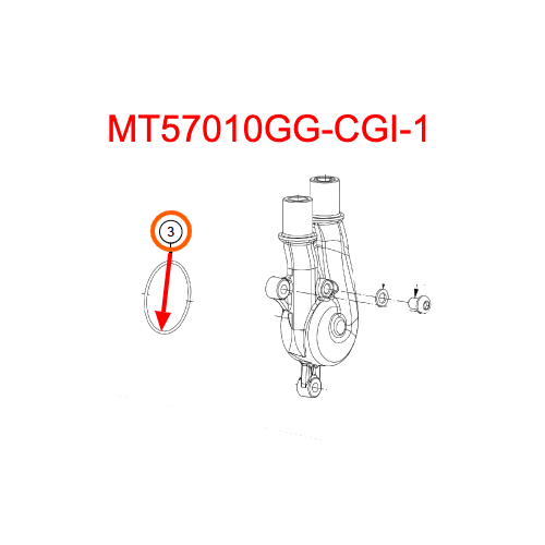 Water Pump O Ring  TXT 2015→