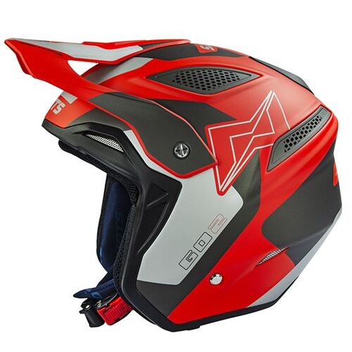 MOTS GO2 Helmet - RED +/- 900grams