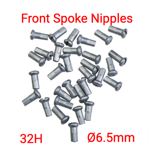 Front Wheel Spoke Nipple Kit (32 PZ) Ø6.5mm