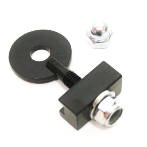 OSET Chain Adjust 6mm/10mm Axle Pair Black CNC
