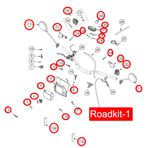 GASGAS EU Road (homologation) KIT 2015-22