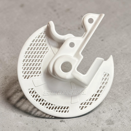 Brake Front Disk Cover - Scorpa White