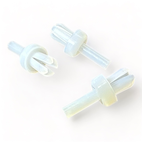 GUARD REAR PLASTIC RIVET - WHITE