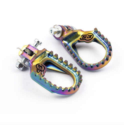 S3 Titanium Footpegs (Flat, back and low)