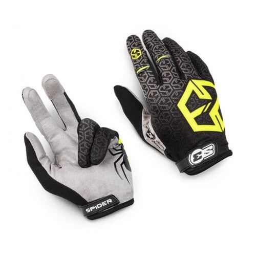 S3 SPIDER GLOVES - Black/Yellow