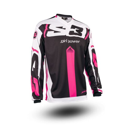 S3 JERSEY TRIAL PROTEC "Girl Power" PINK