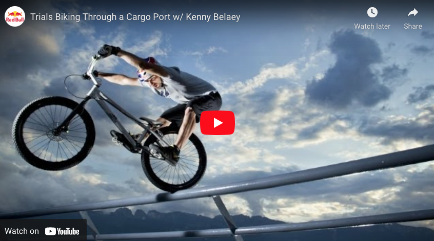 Trial Bike Through a Cargo Port w/ Kenny Belaey