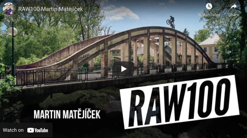 100 seconds of full on trials riding with Martin Matejicek
